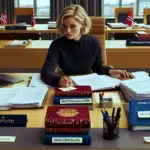 Norwegian legal adviser reviewing e s and human rights laws by stortinget