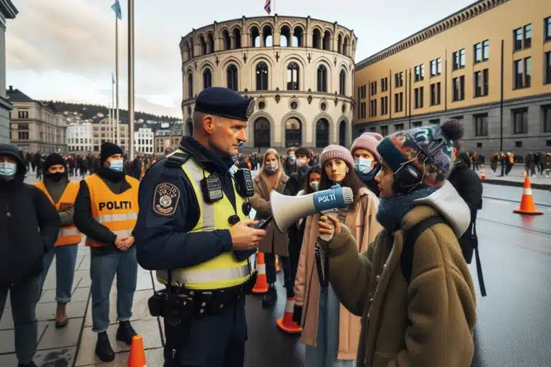 Hvordan påvirker norsk lov ytringsfriheten i offentlig rom?