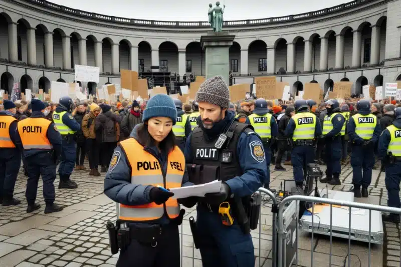 Regler for demonstrasjoner og offentlige protester i Norge