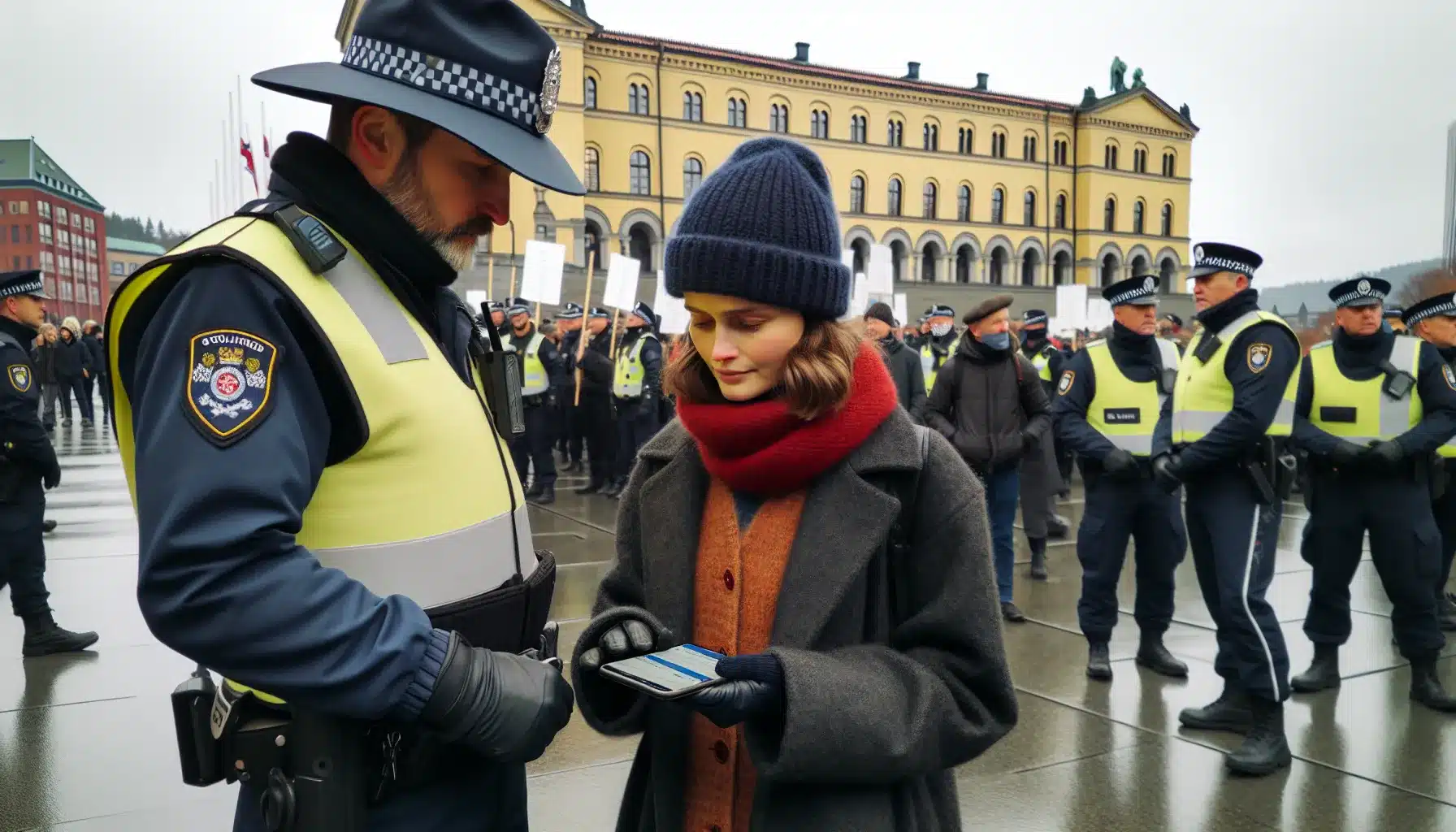Regler for demonstrasjoner og offentlige protester i norge &ndash; illustrasjon 1