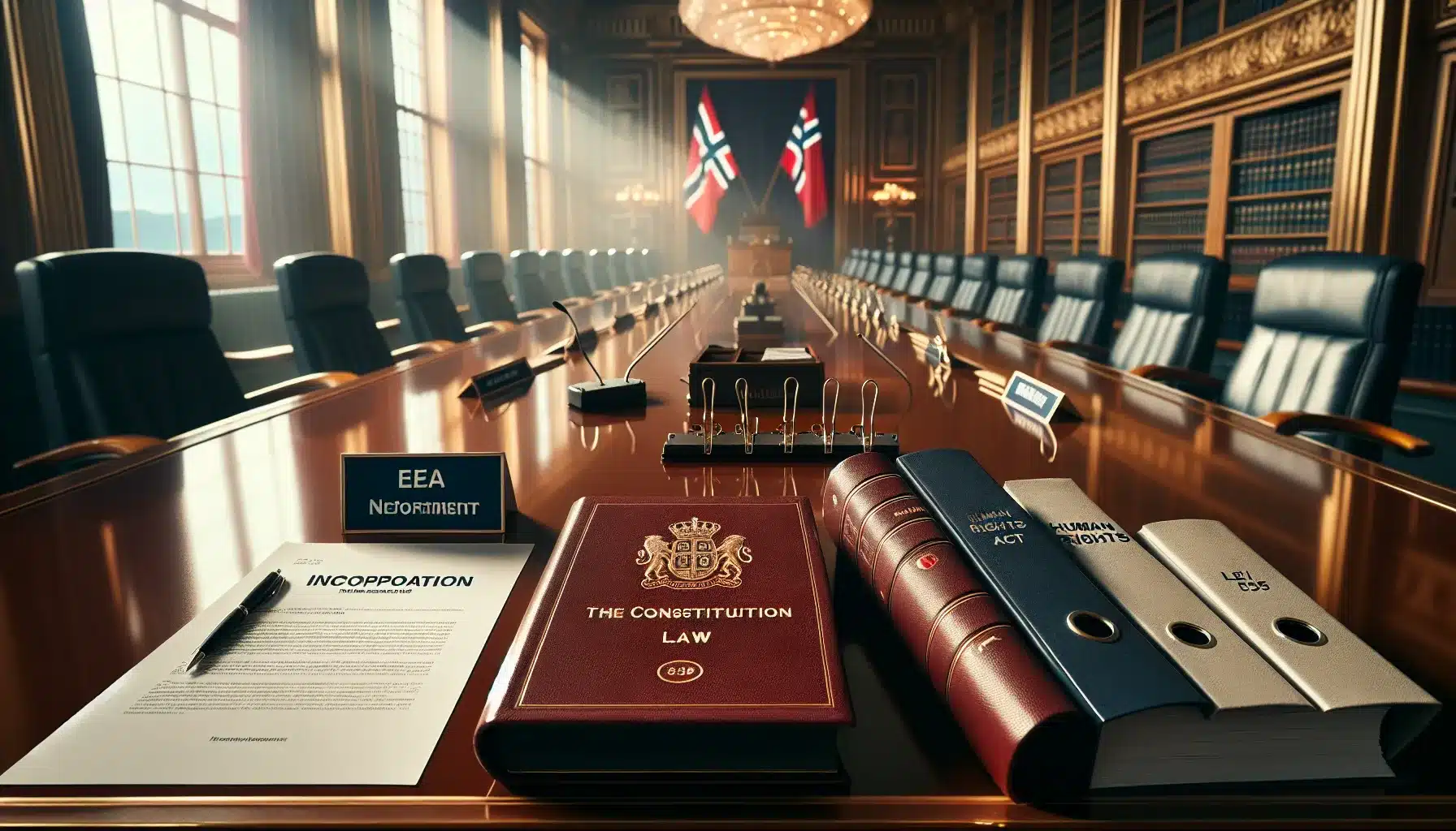 Hvordan p&aring;virker internasjonale avtaler norsk offentlig lovgivning? &ndash; illustrasjon 1